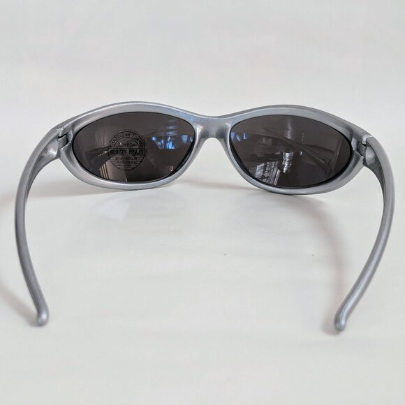 NWT Vintage 90's PC Rectangle Sporty Sunglasses (S. Silver) - Picture 4 of 5